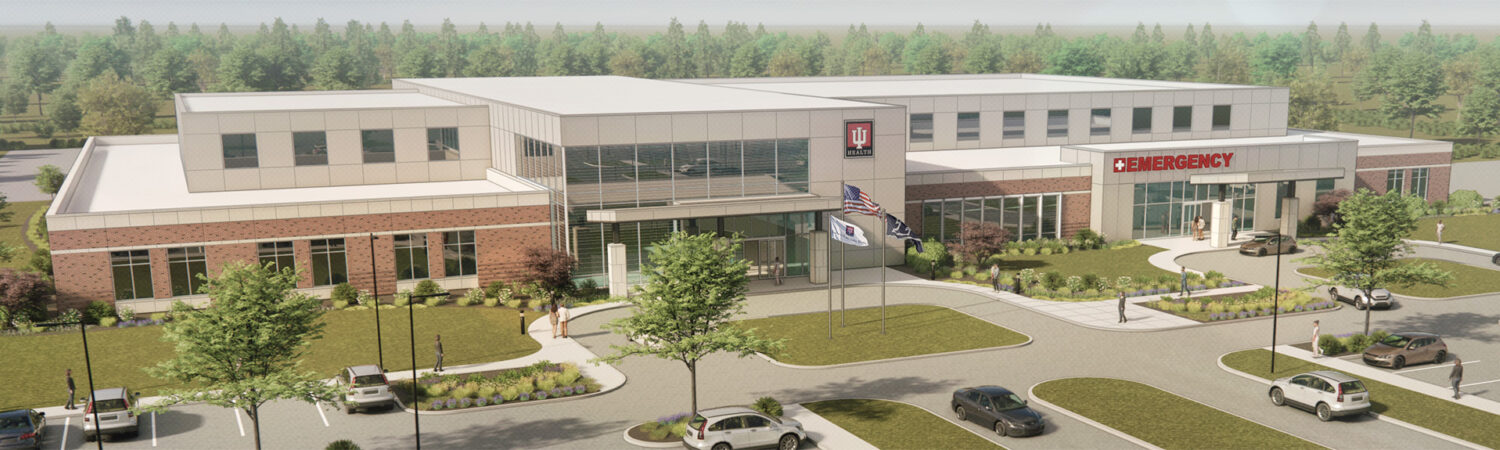 IU Health West Lafayette Hospital Rendering Aerial FINAL webv2