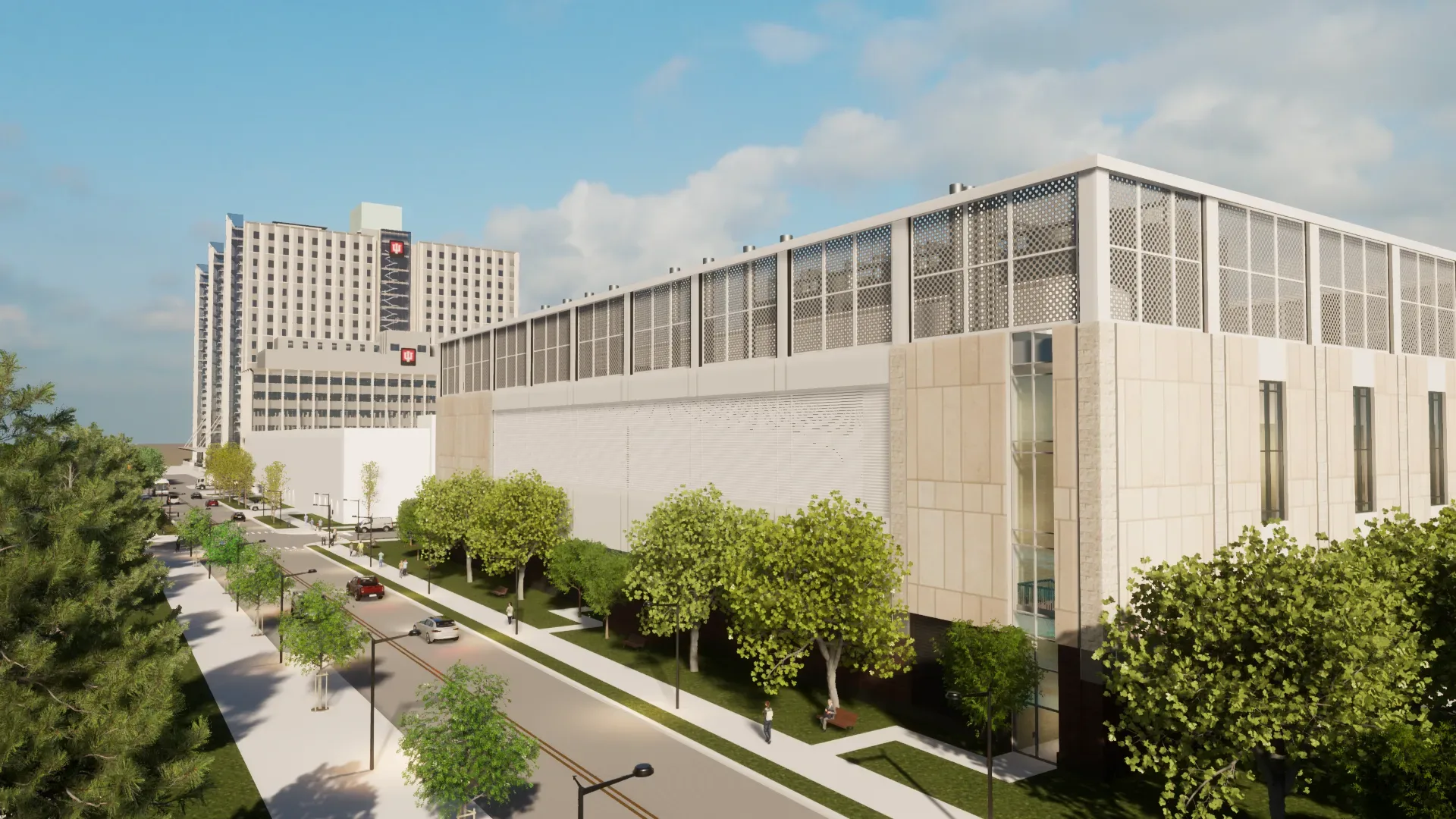 iu health flagship hospital rendering