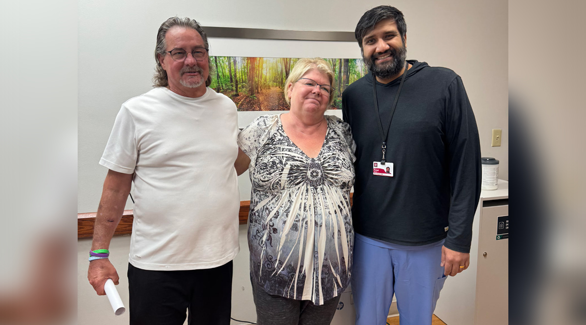Kevin Sommers and donor mom