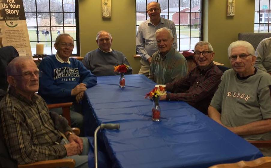Jim Pickett with friends
