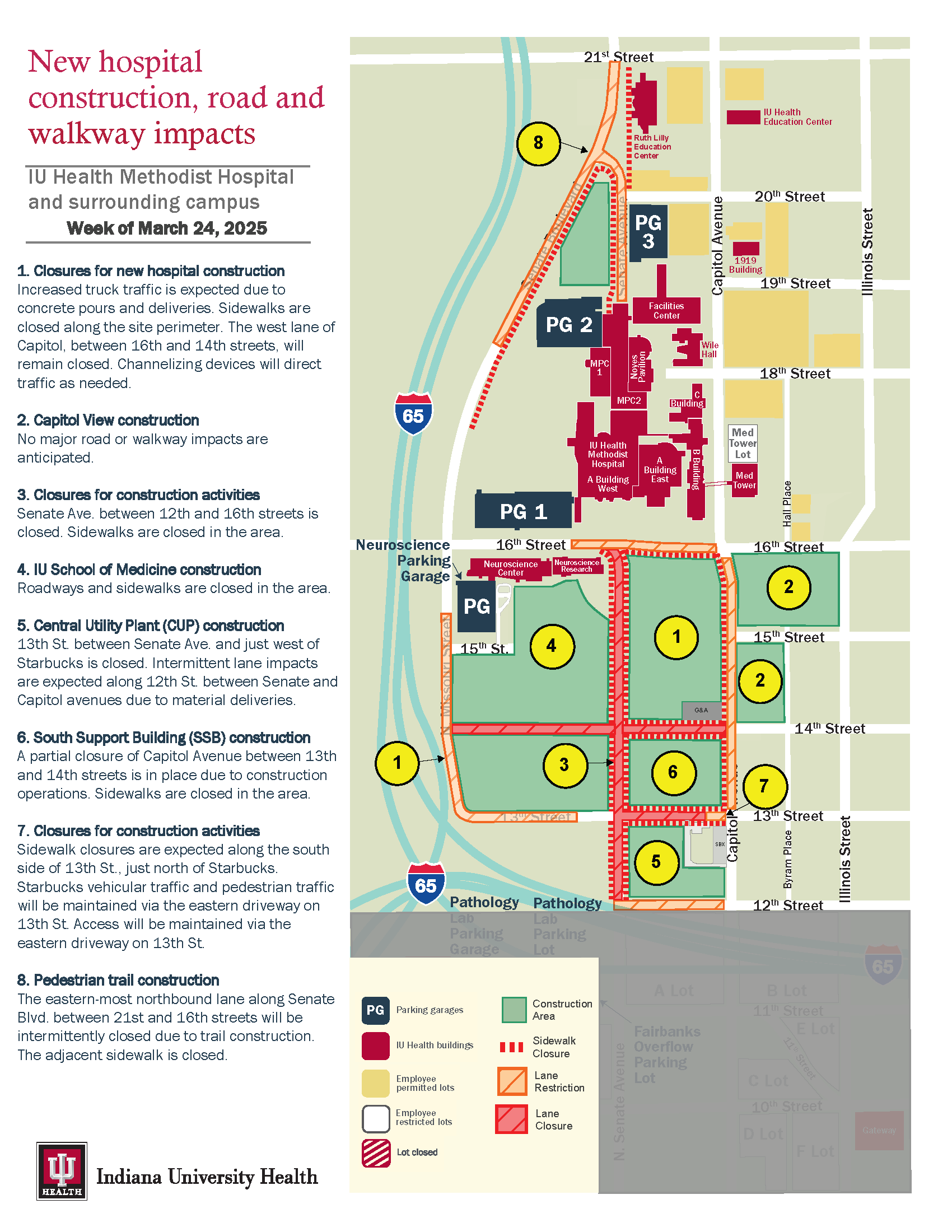 Construction Updates for New Downtown Hospital | IU Health