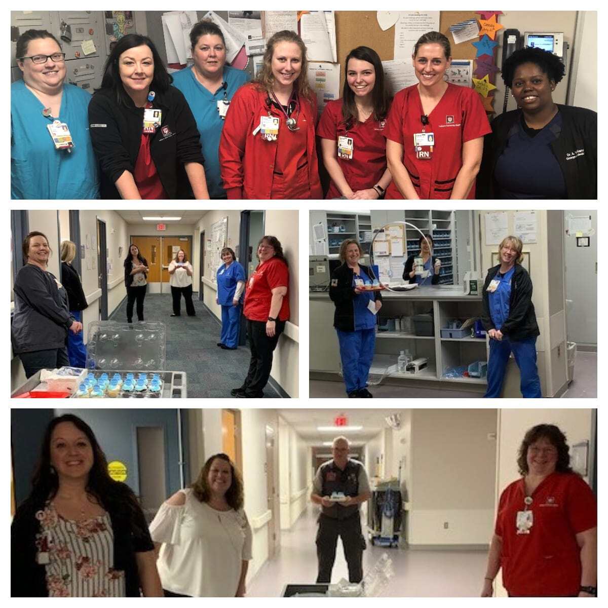 Collage of IU Health nurses