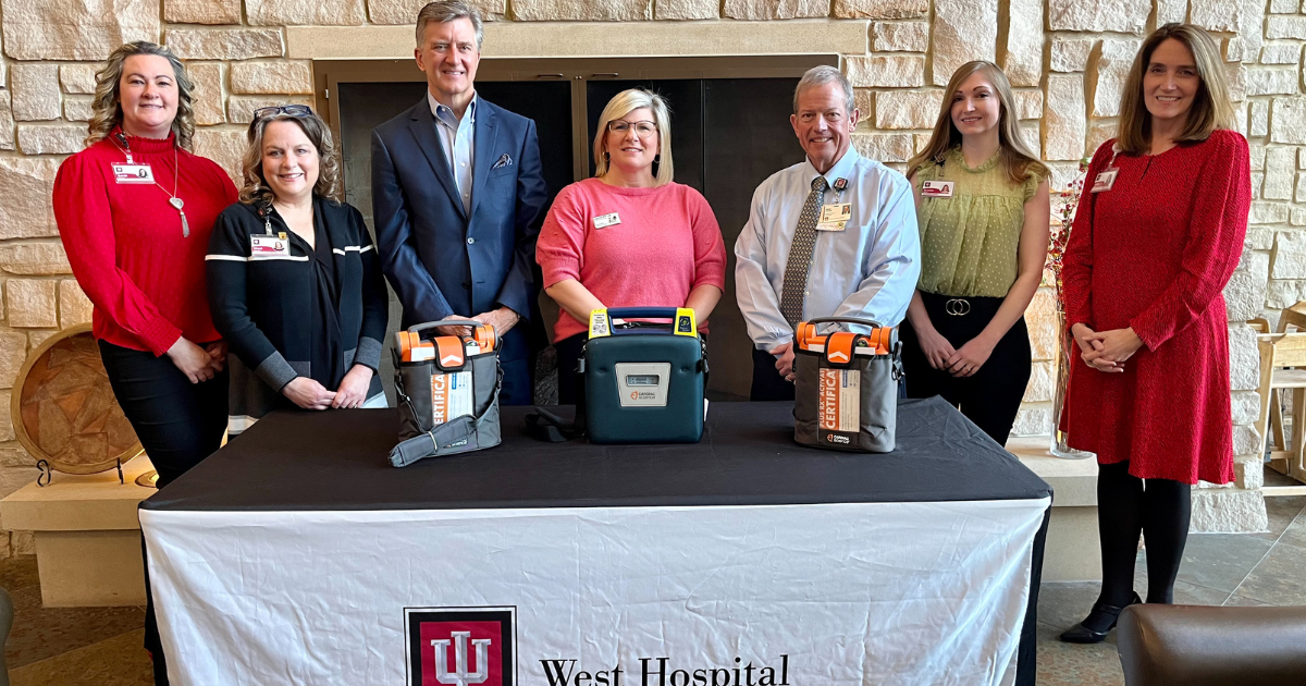 IU Health supports atrisk youth through AED donation IU Health