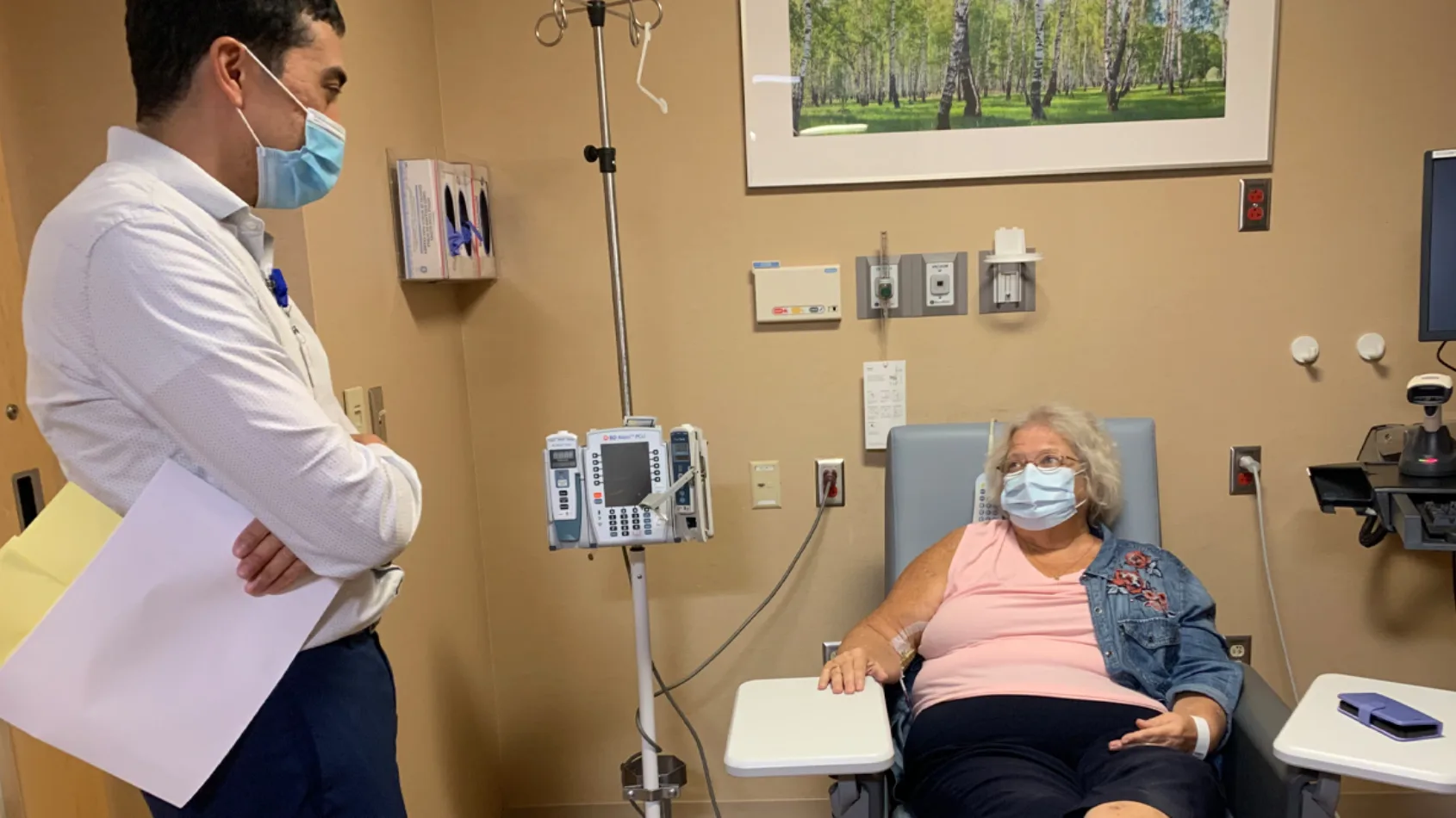 Mother, grandmother: This is not the notoriety she planned on but she trusts her doctors