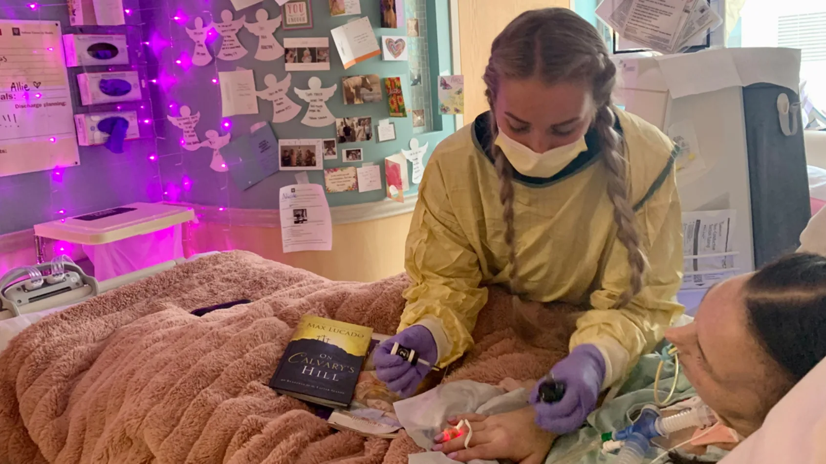 As days turn into months, nurse’s intensive care is intentional care