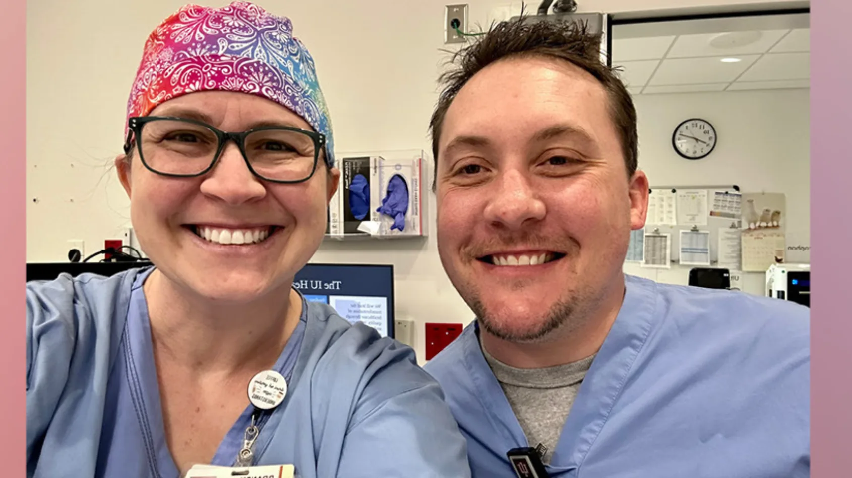 Caring for others recharges team member’s battery