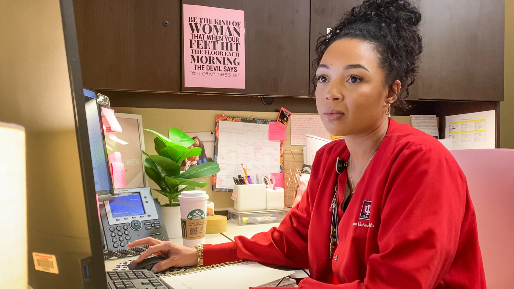Nurse balances work and motherhood