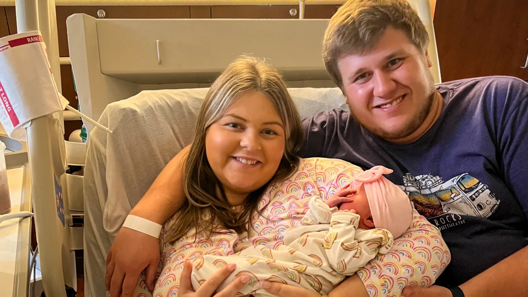 Never losing Hope: Couple welcomes daughter after loss