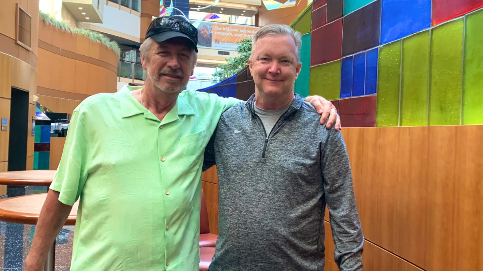 Two men share transplant as brothers at heart