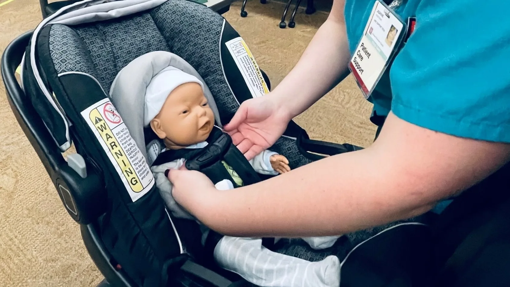 Family may have to buy a new car, but their baby is safe