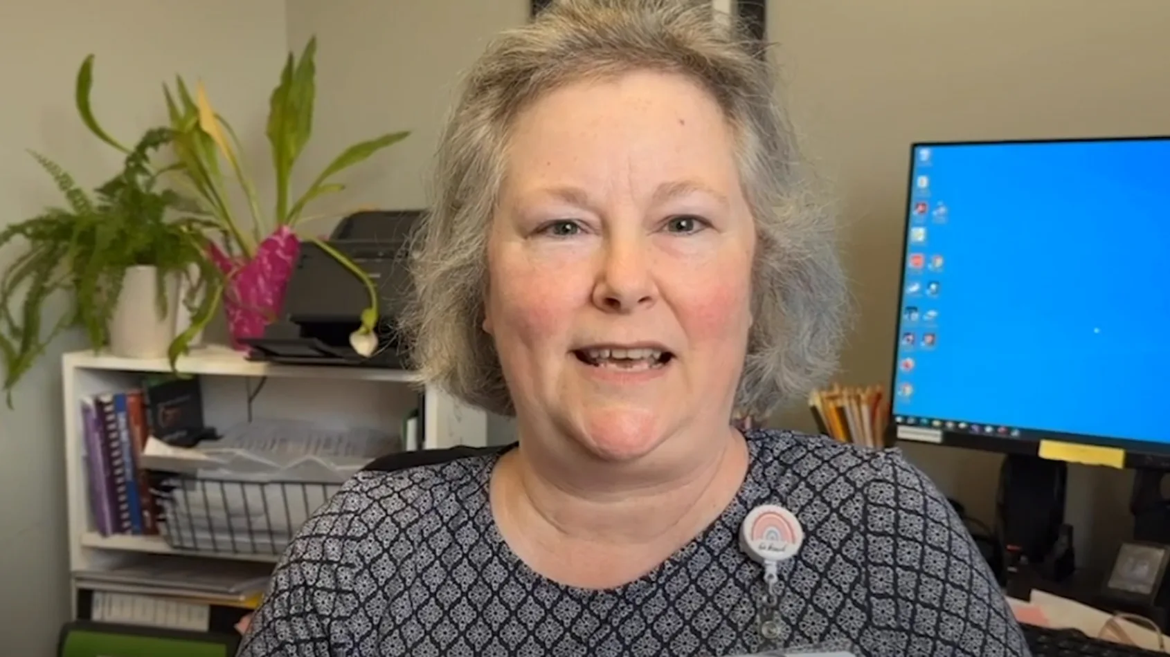 Surprise compliment: Leslie Clarke, nurse navigator