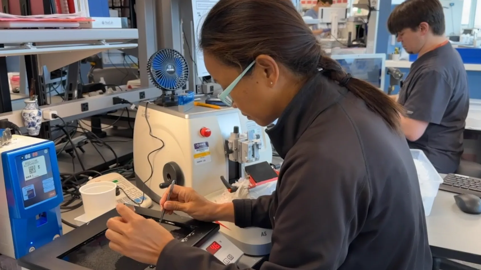 Behind the scenes at the IU Health histology lab