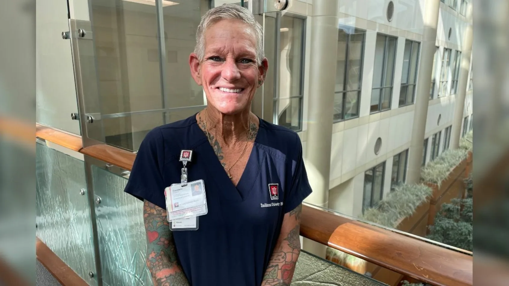 She gives team members a reason to smile