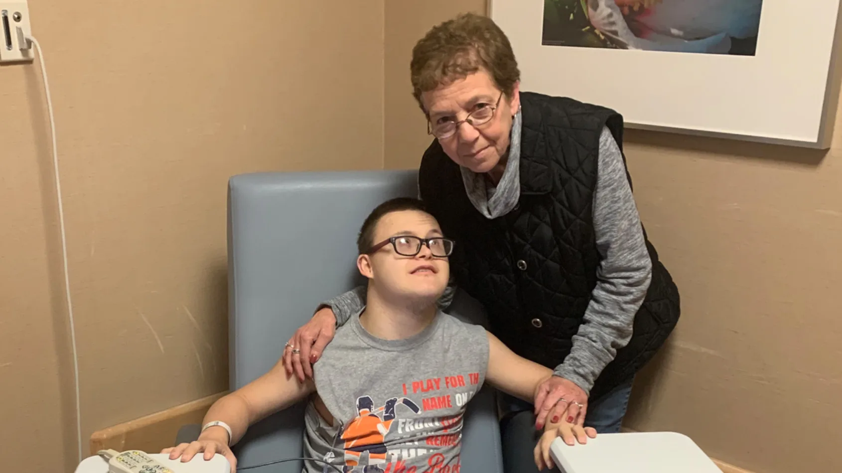Grandmother, grandson connected through rare hereditary disease