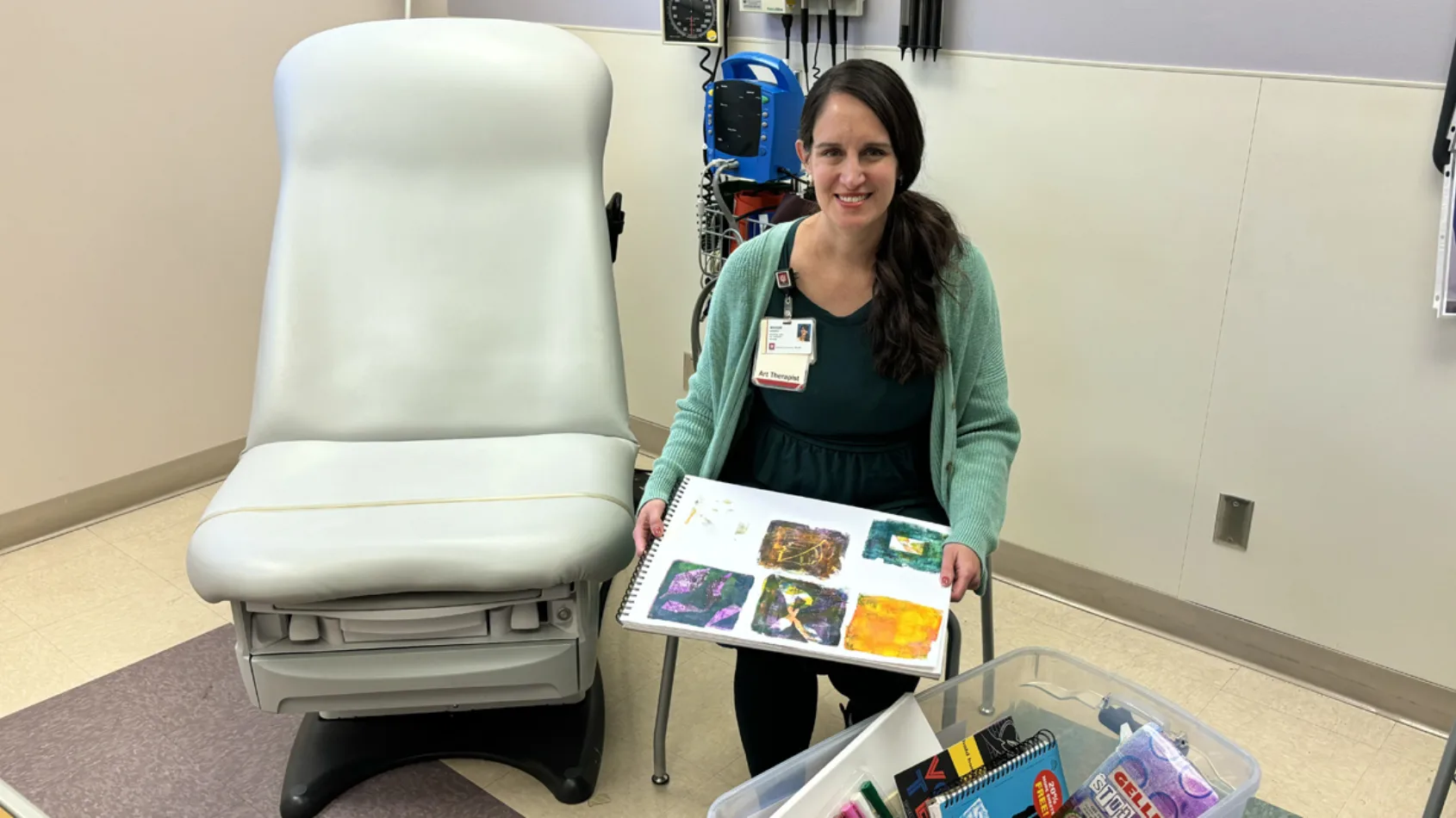 Art therapist focuses on best use of space