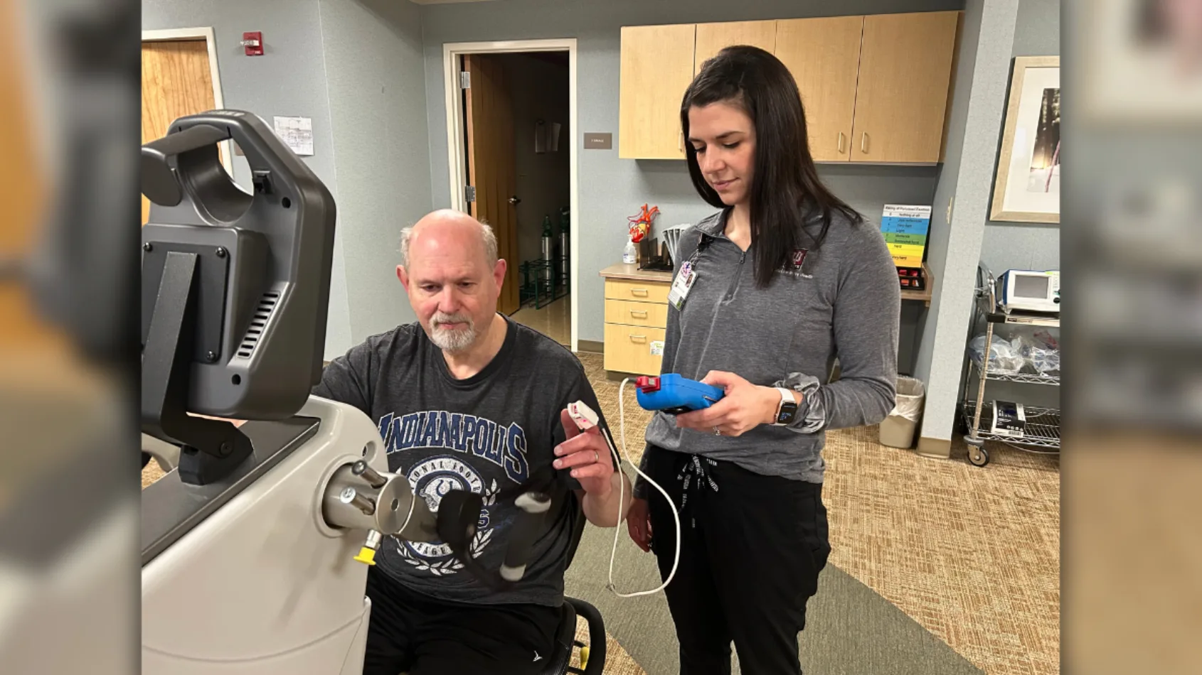 Pre-transplant patient grateful for Cardiopulmonary Rehab team