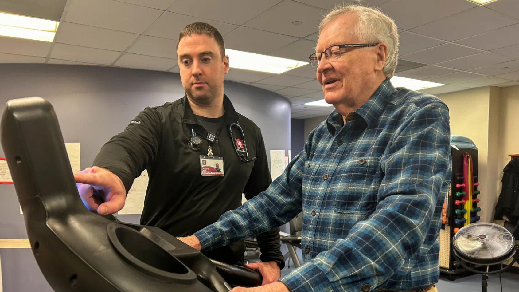 Retired pastor recovers in second round of cardio rehab