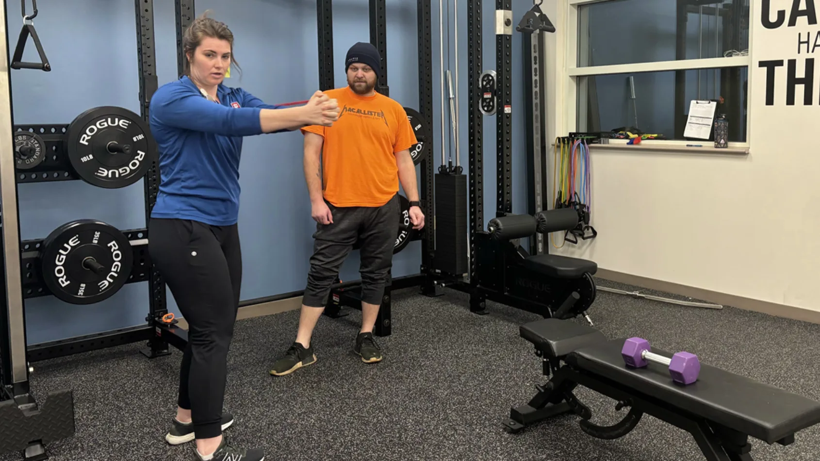 Patient recovers from testicular cancer, builds strength, endurance