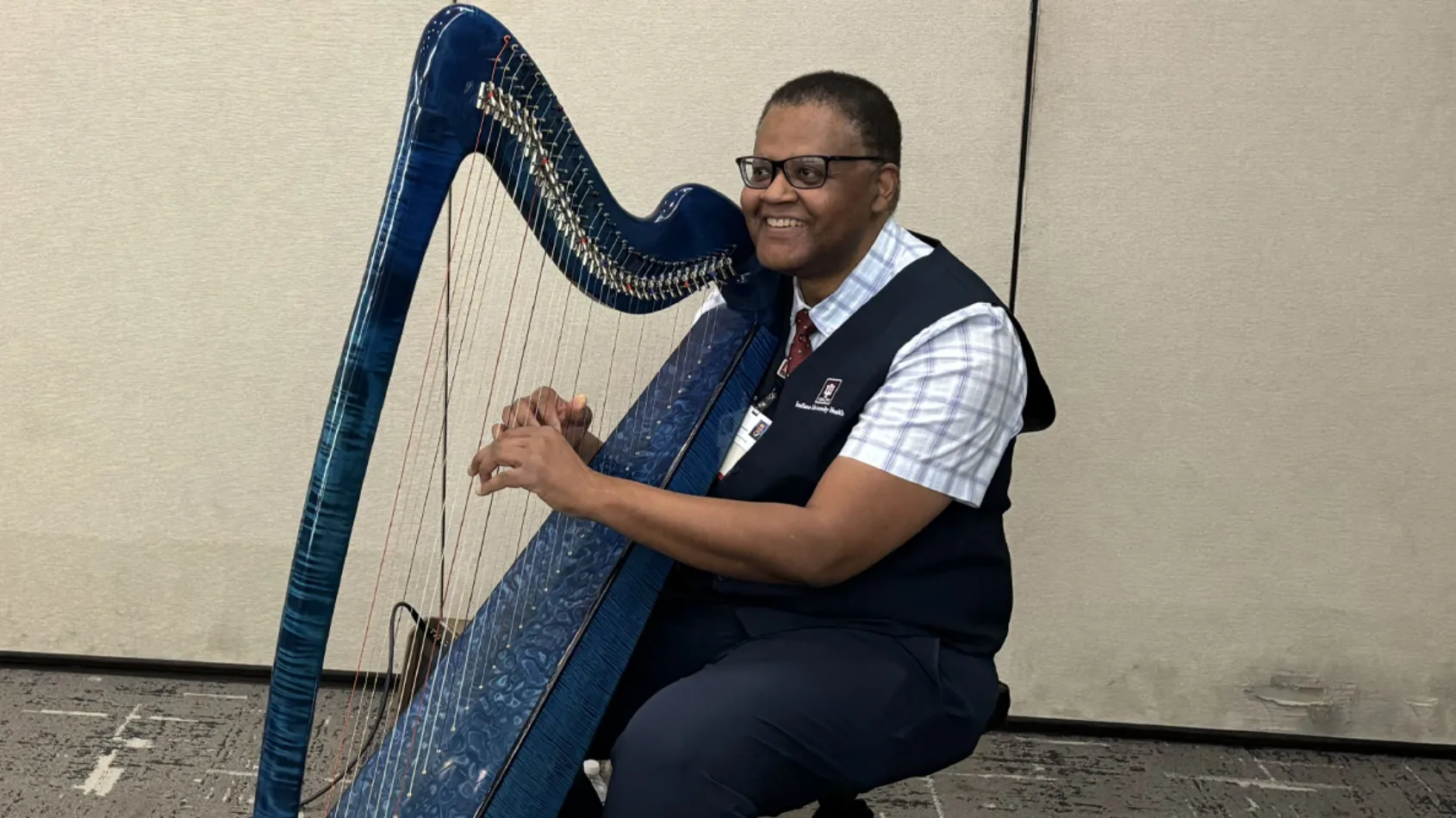 Chaplain’s compassion tugs at the ‘harp’ strings