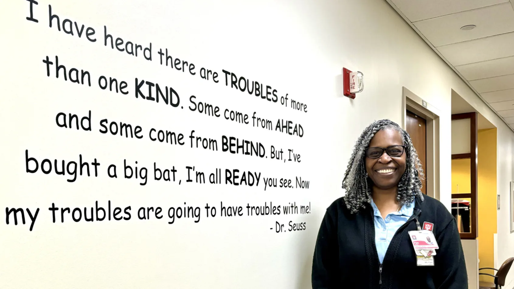 Team member is recognized for encouraging patients