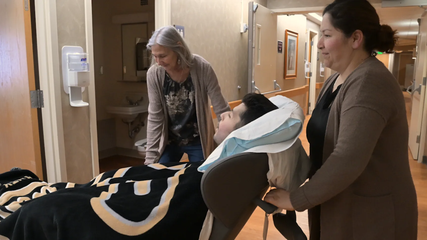 Final Four watch party for Purdue student on hospice