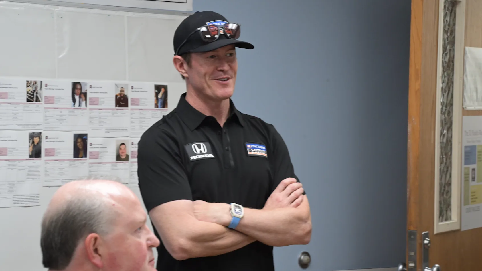 INDYCAR Driver Scott Dixon Stops by Methodist Hospital