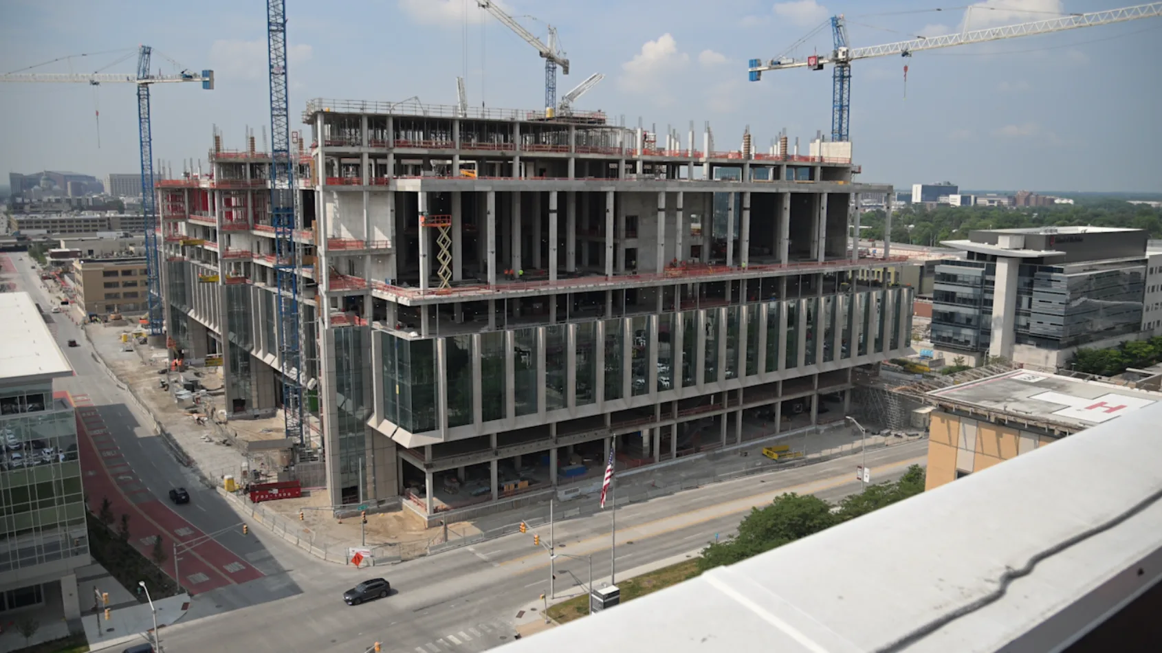 New IU Health downtown hospital construction update