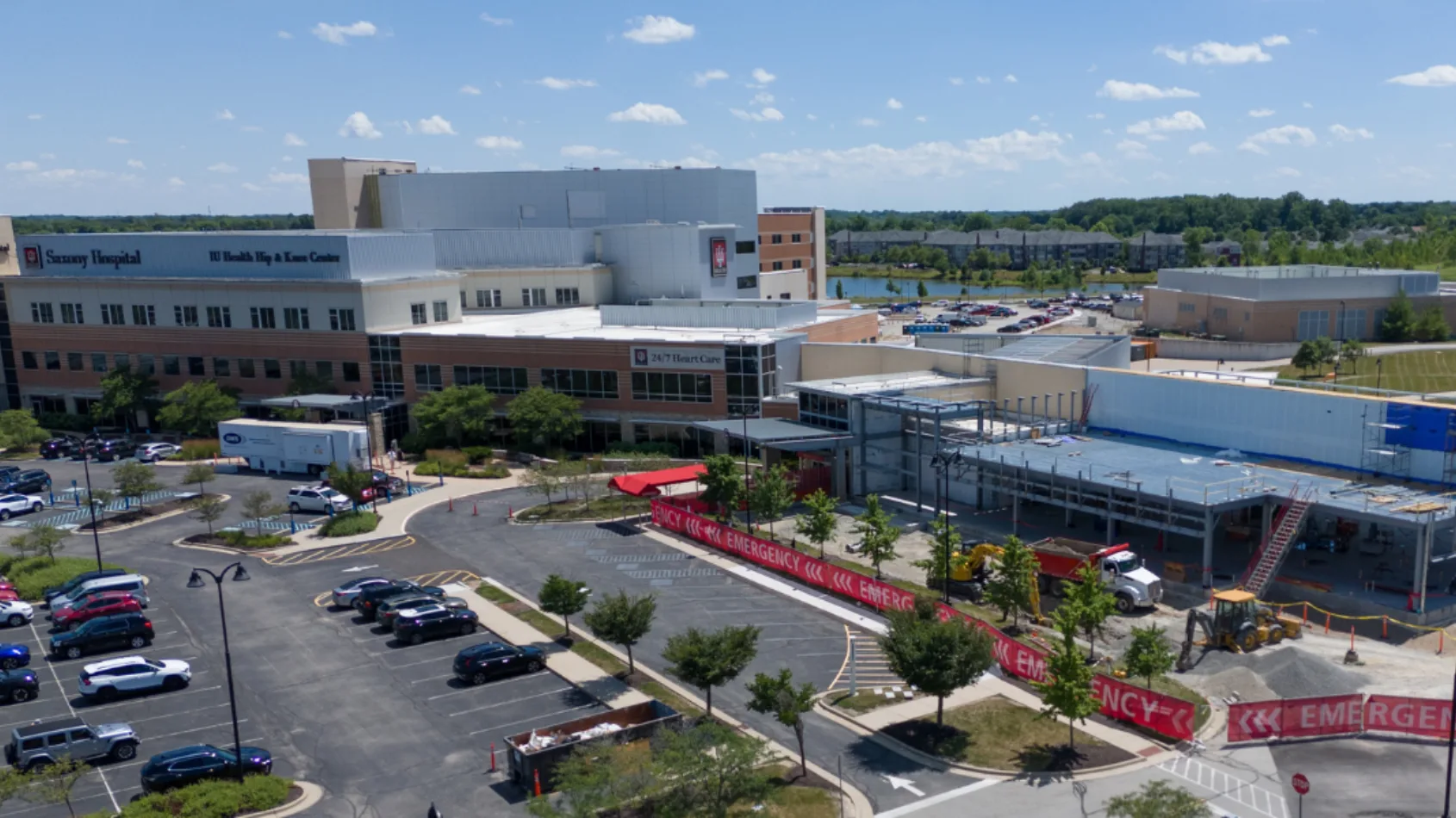 Construction progresses in IU Health’s Fishers Community Impact Project