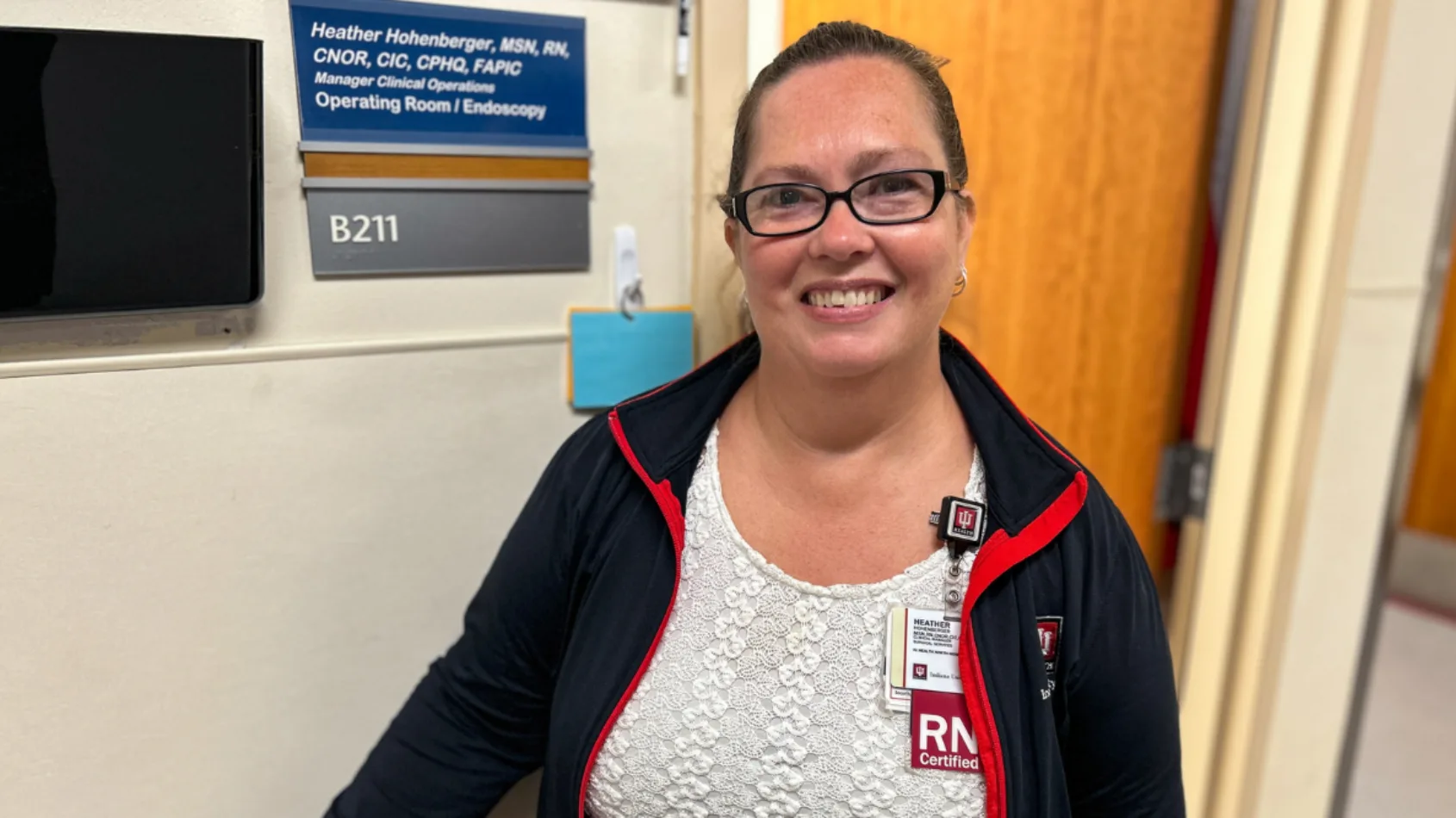 From the OR to leadership: Heather Hohenberger’s nursing journey at IU Health North