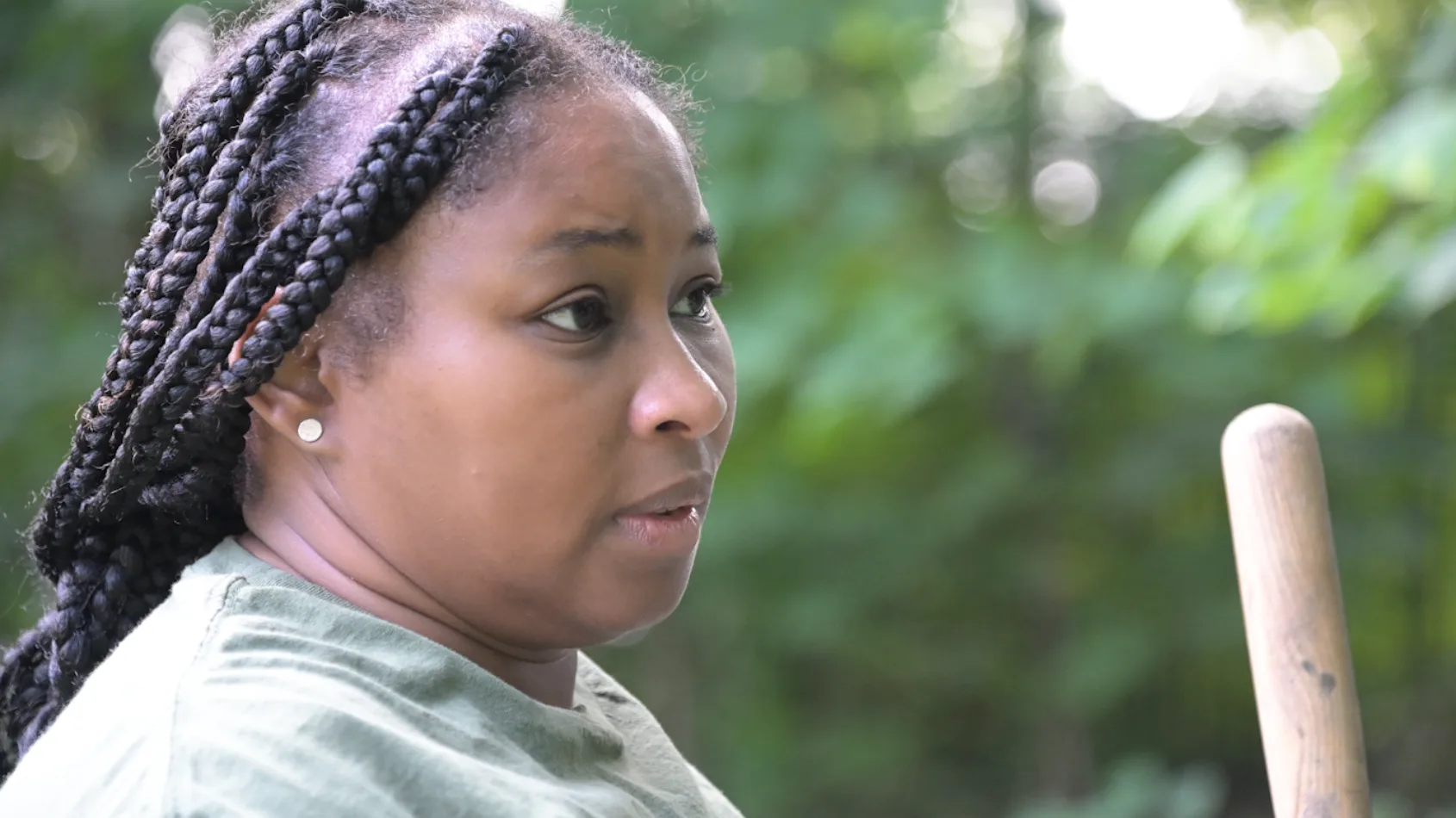 Trauma team pulls weeds as metaphor for life