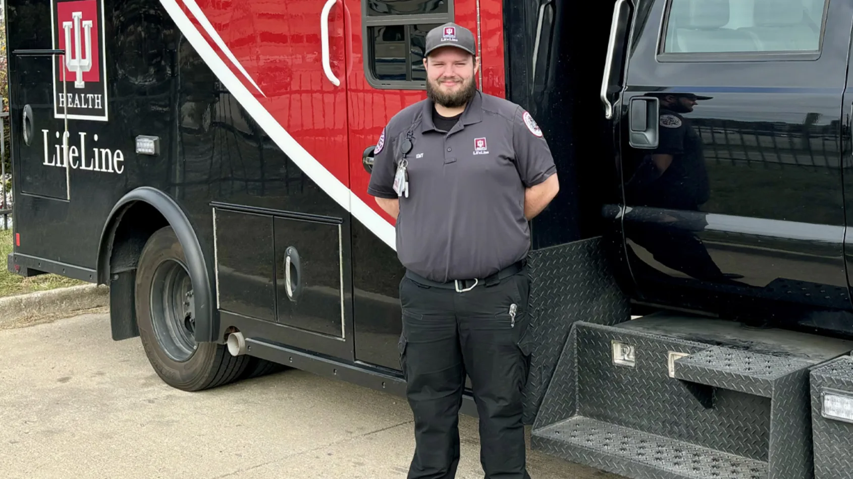From Riley patient to EMT: LifeLine worker says he always wanted to work in critical care