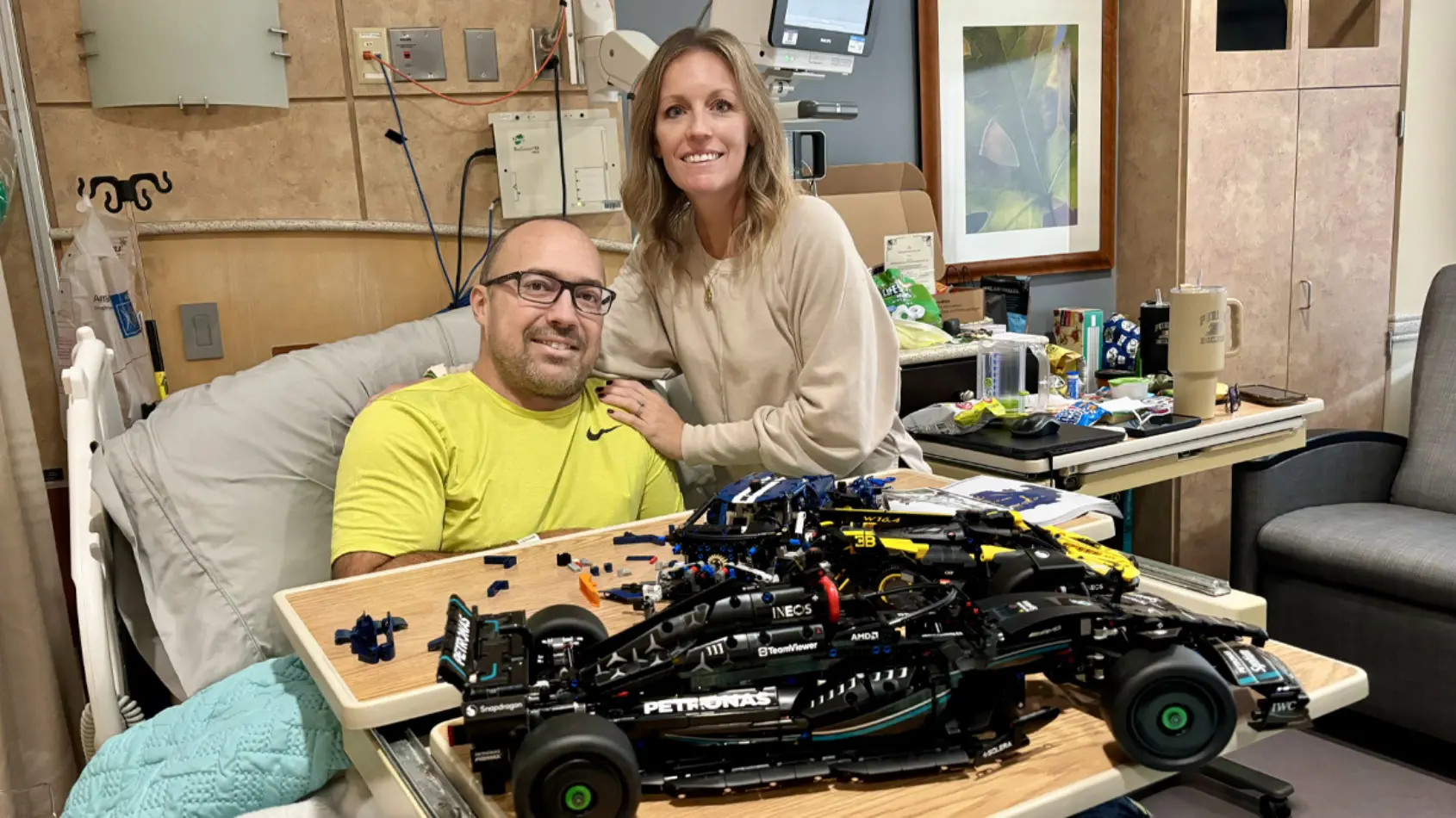 How Lego helps this patient get through chemo one project at a time