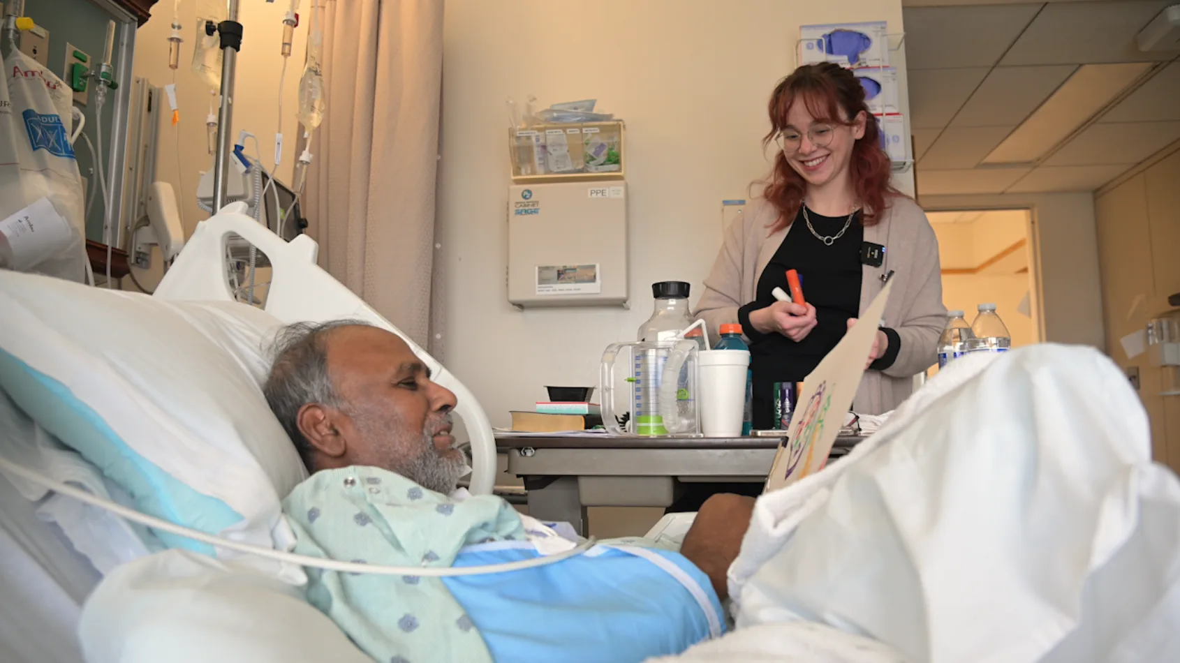 Trauma patients use art therapy to process and heal