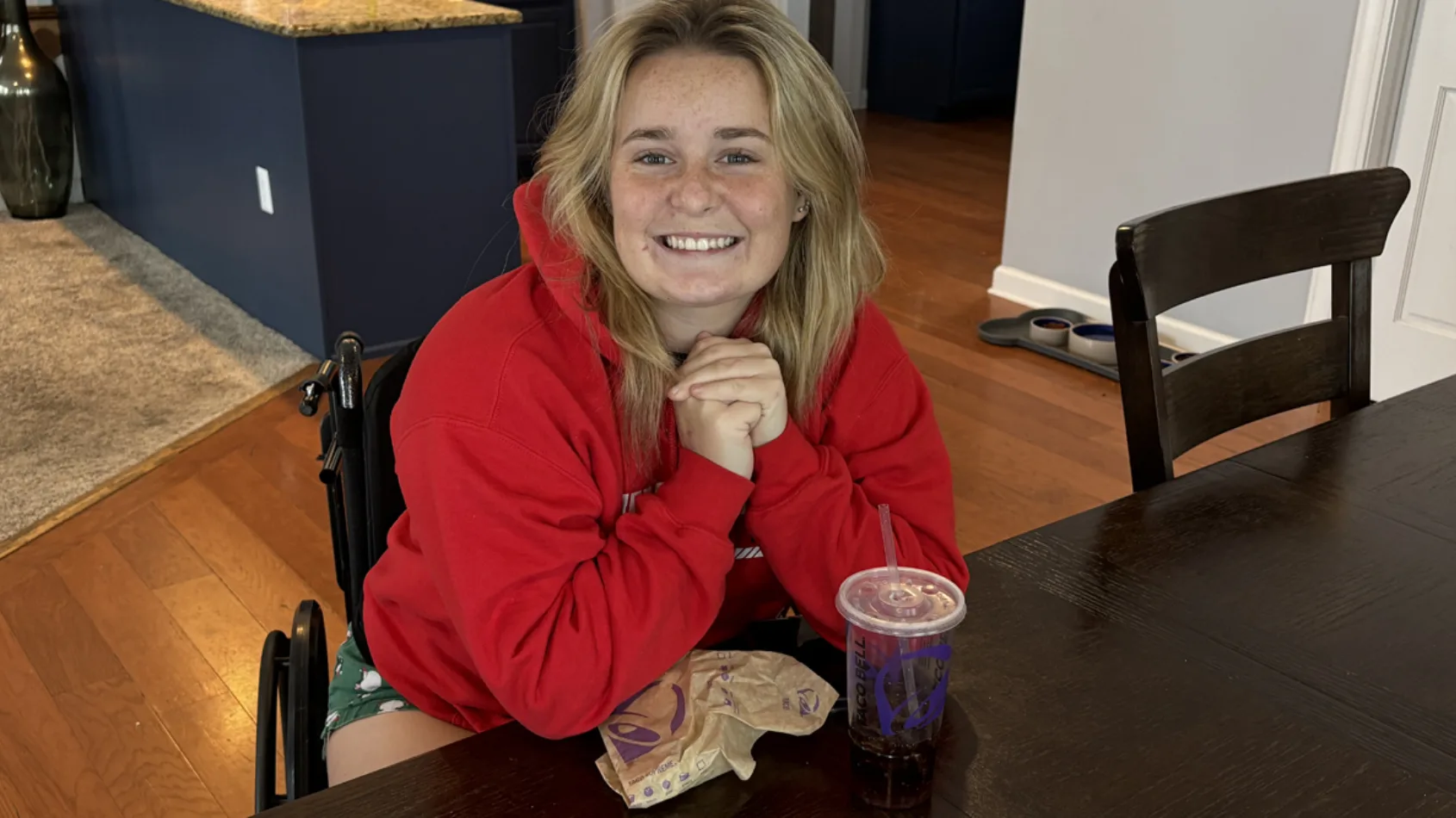 New Palestine teen, athlete recovering from two-car accident
