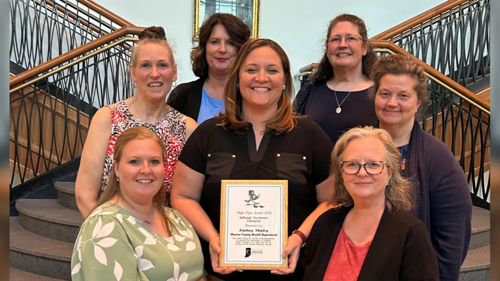 Bloomington influenza vaccination champion credits team's efforts