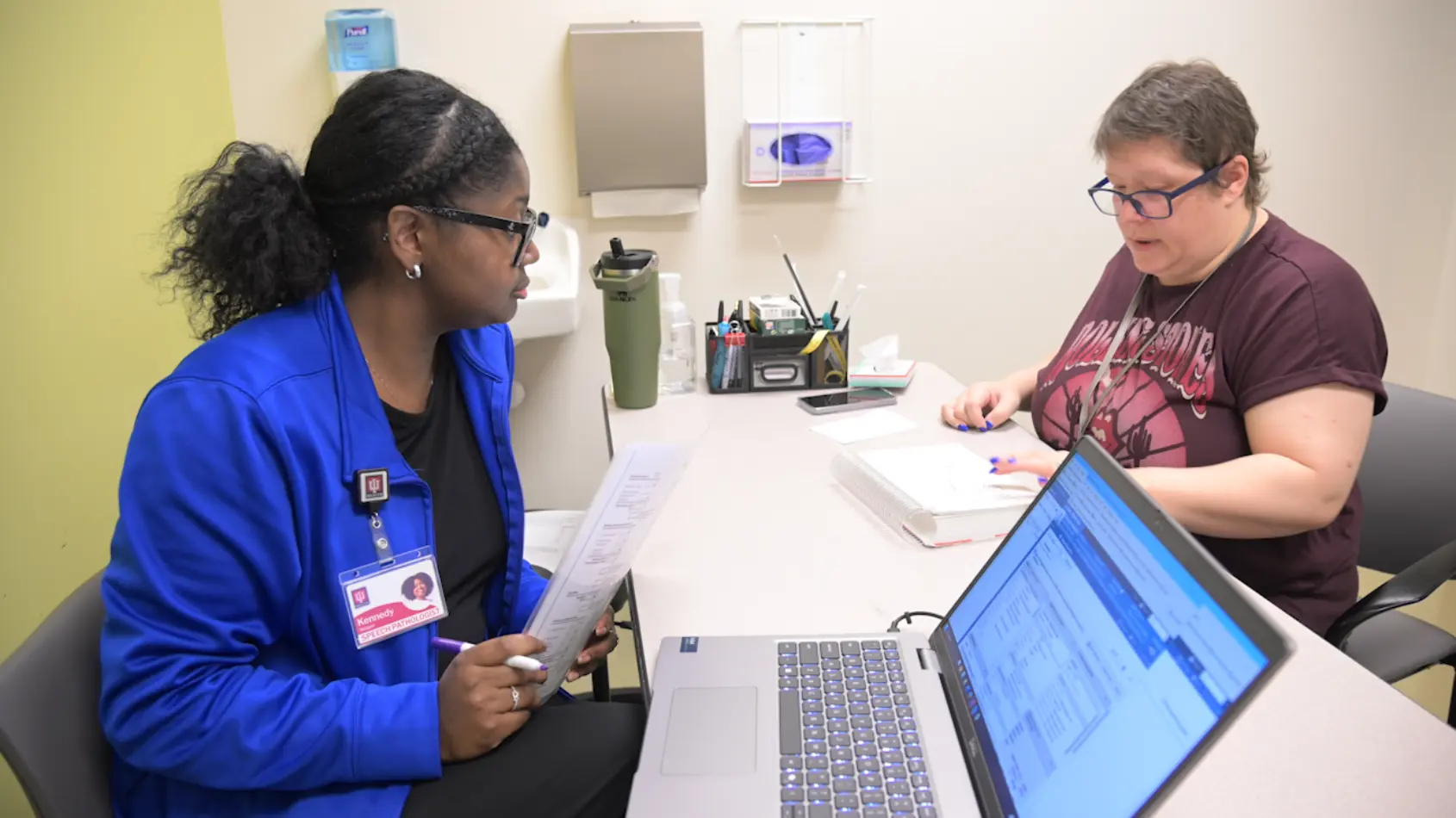 Patient rediscovers her voice after stroke