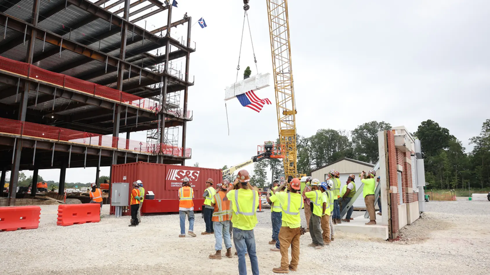 Topping out marks major milestone