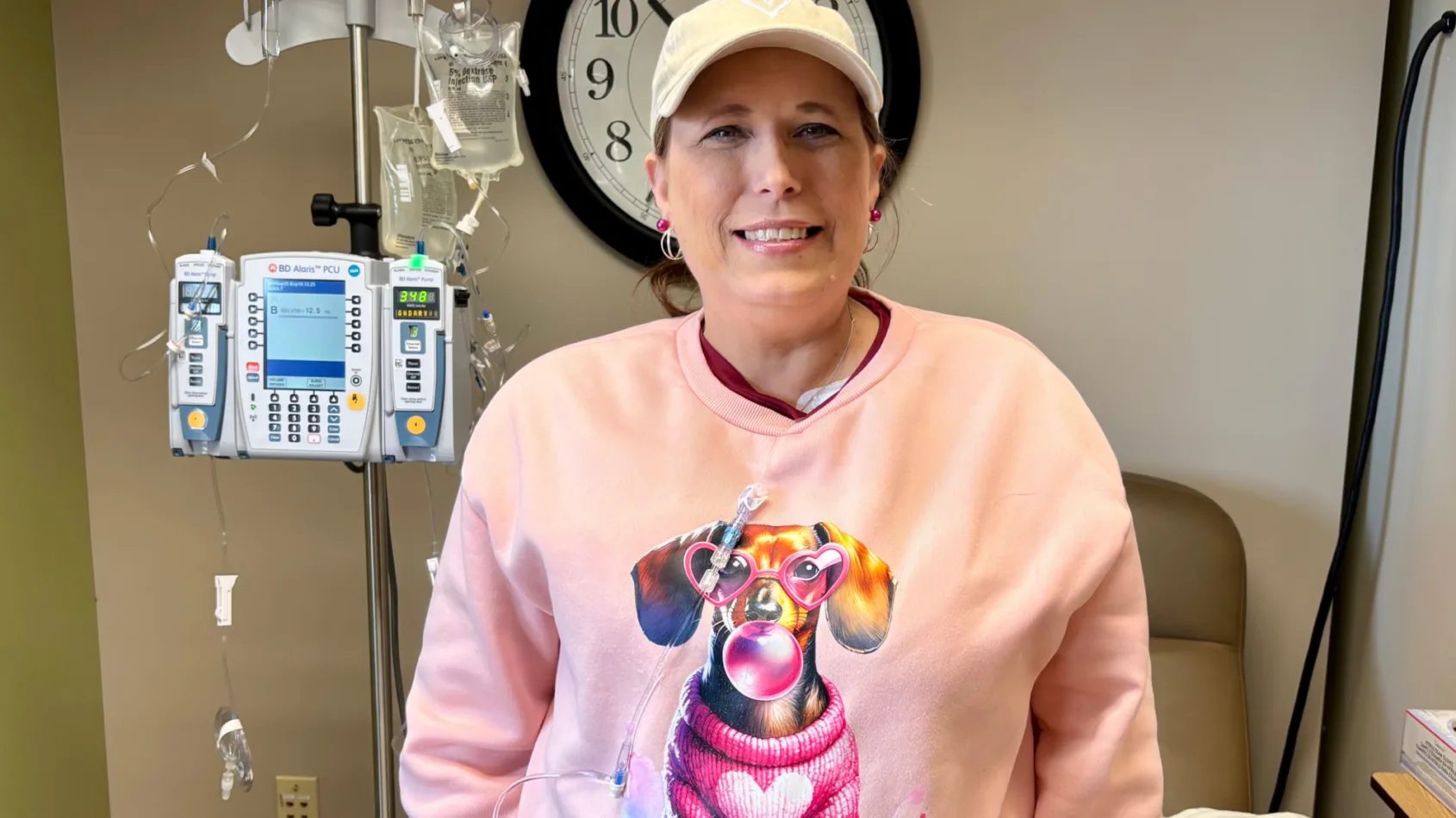 Breast cancer patient finds family in IU Health Morgan team members