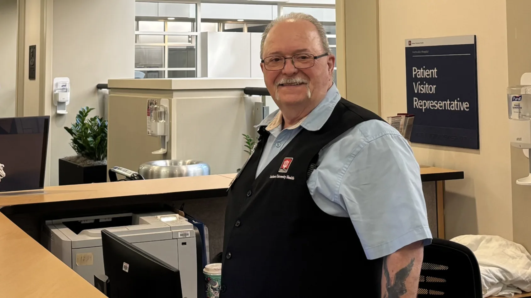 Guest relations worker understands the importance of patient care