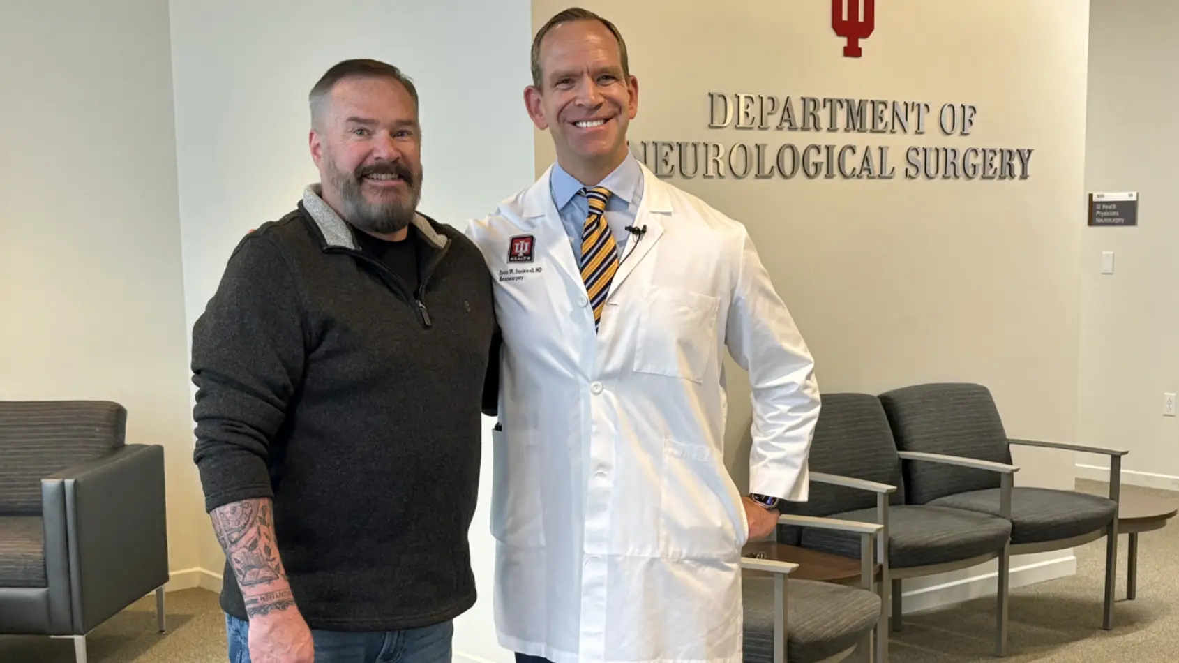 Neuro patient: ‘Scrubs and suits are great, but you should be wearing a cape’