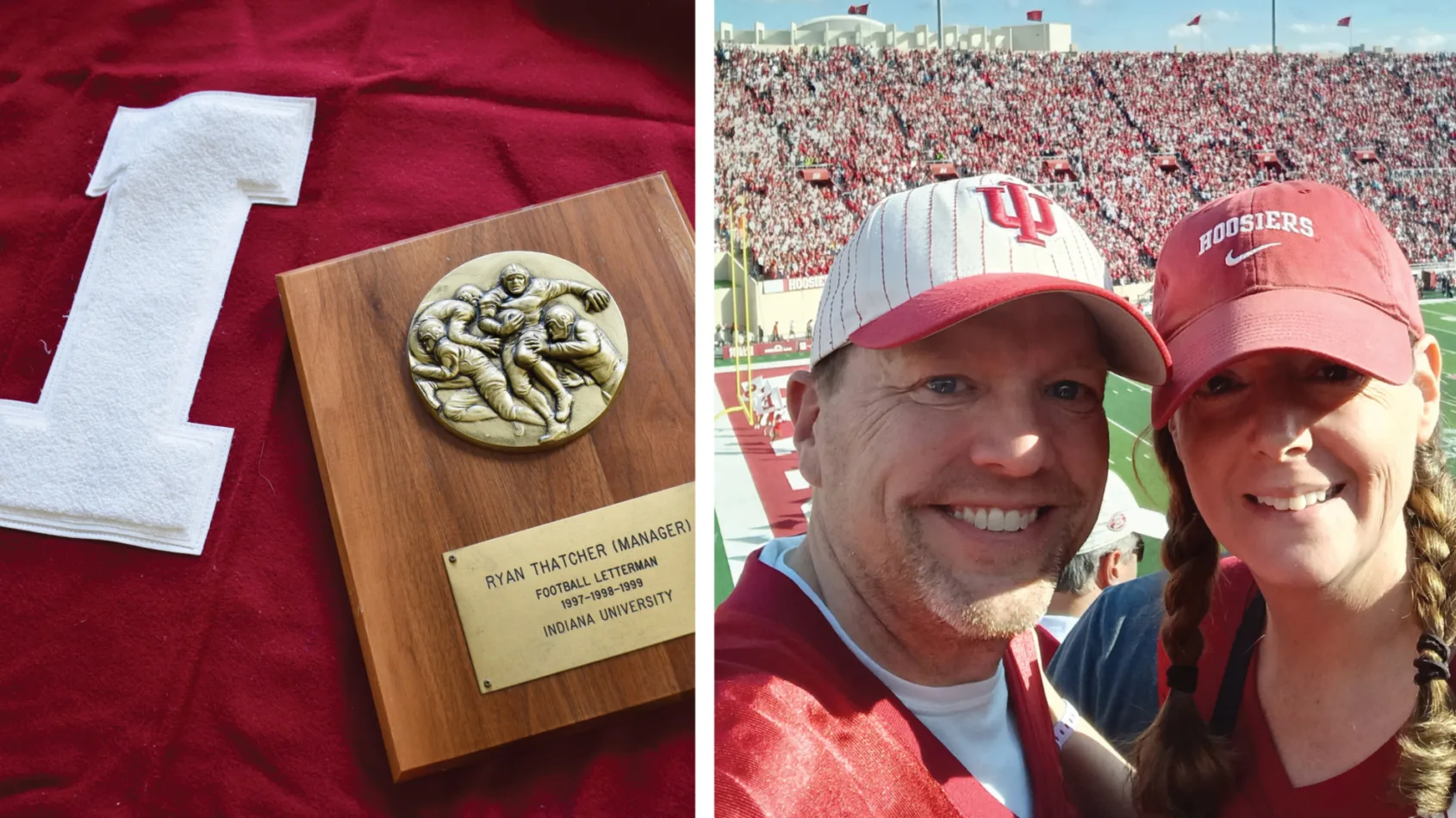 IU Health Morgan and Greenwood Sleep Lab manager Ryan Thatcher is a lifelong IU fan