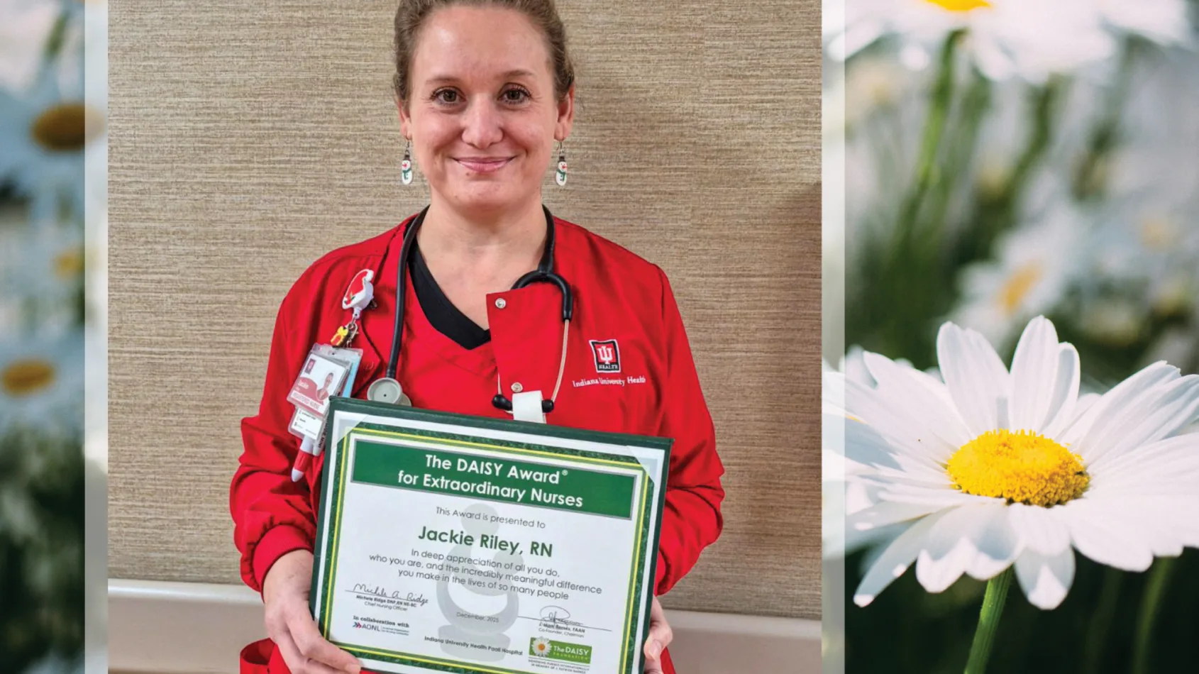 IU Health Paoli DAISY strives to do her best for each patient
