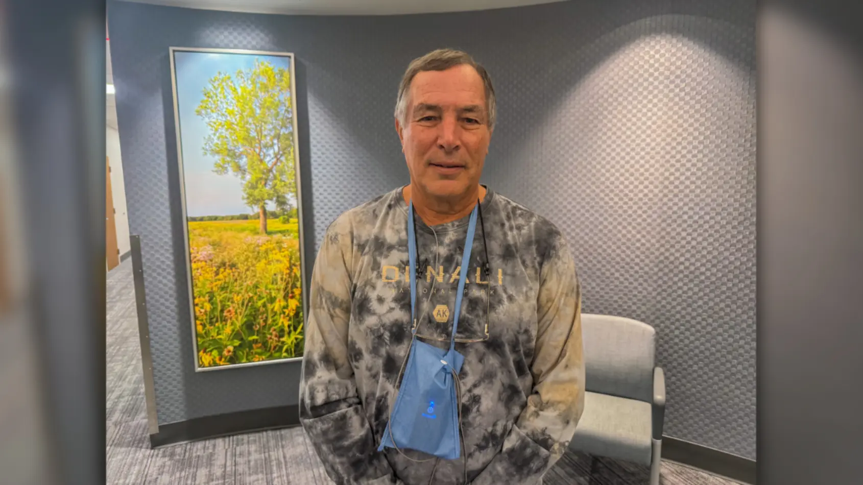 A routine stress test saved his life