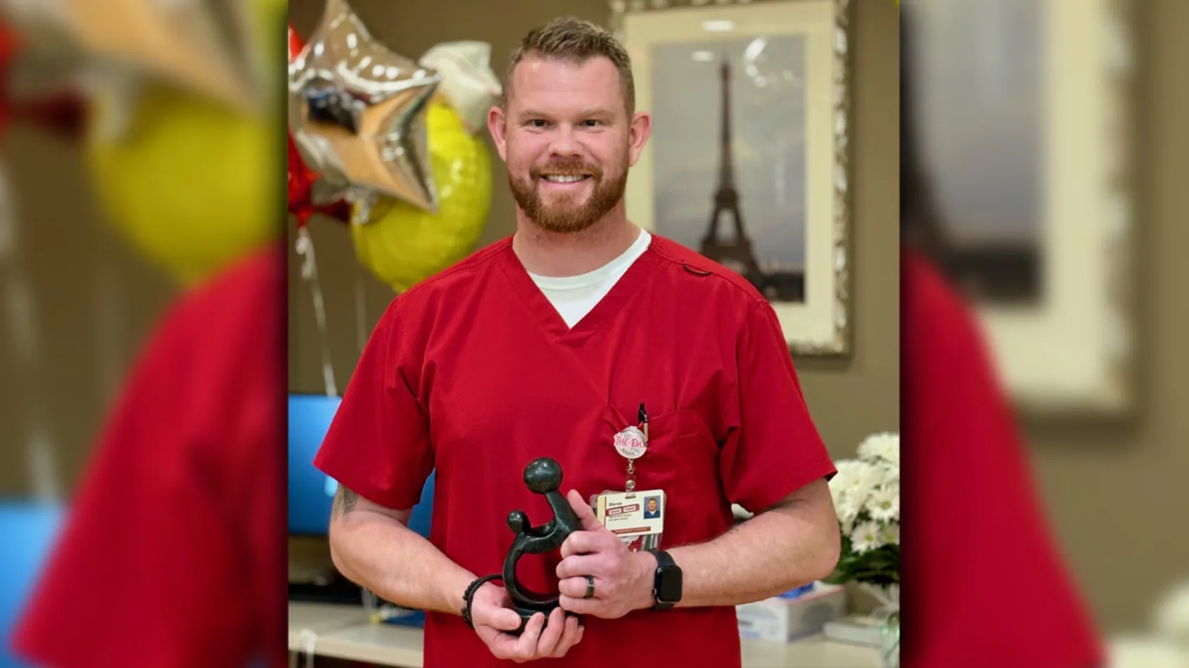 Steven Hembree honored for exceptional care of a fellow nurse
