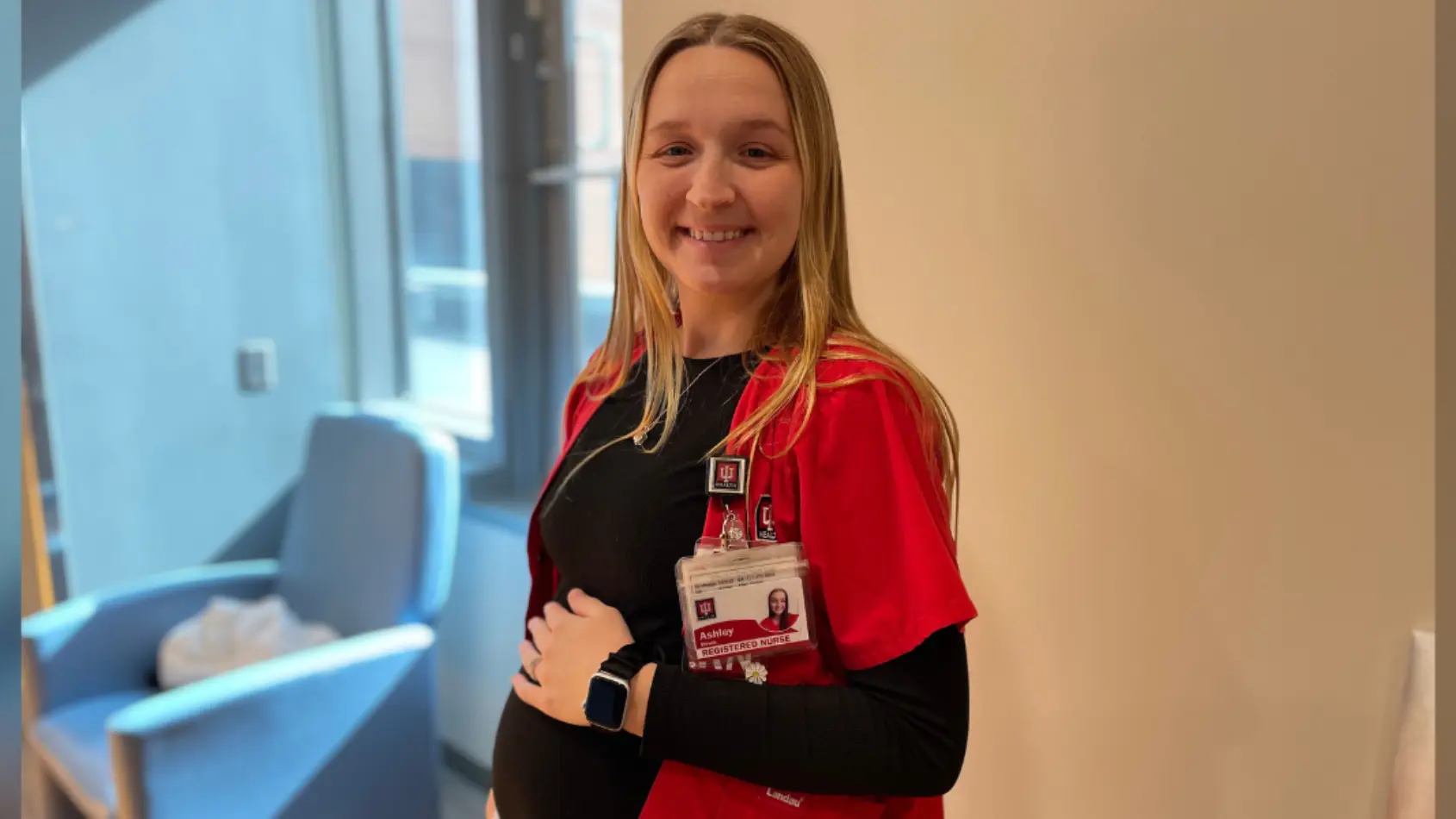 She's shaped by the nurses before her