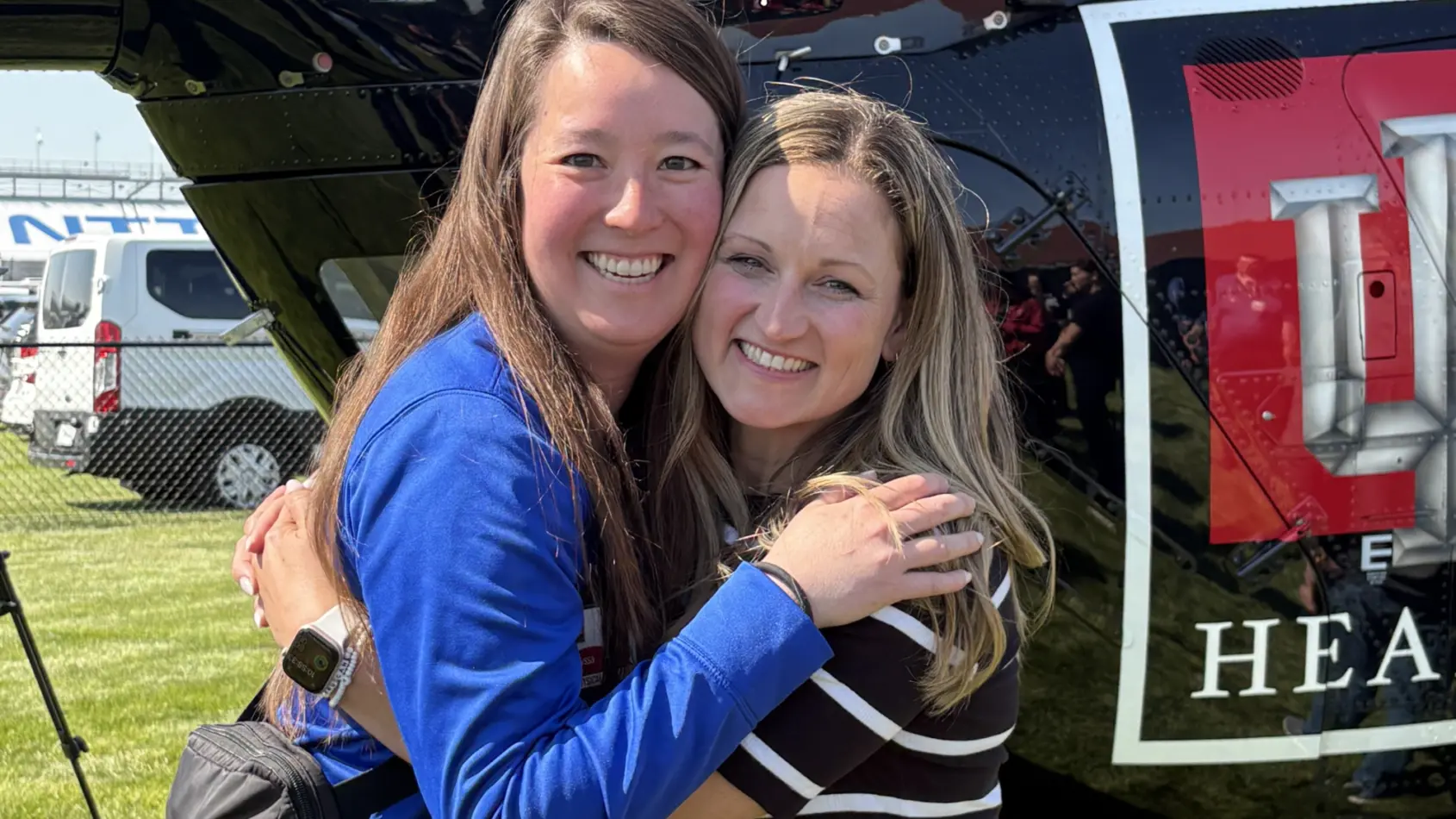 A victory lap for recovery: Physical therapist and patient reunite ahead of Indy 500