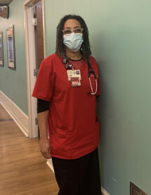 She cares for patients with COVID and carries on her mother’s legacy