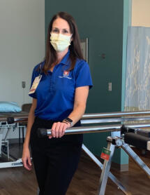 Physical therapist – Light on her feet and qualified to treat