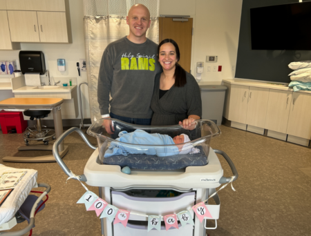 IU Health Fishers welcomes 100th baby