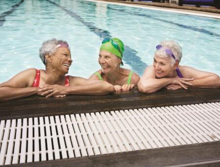 Aquatic therapy helps patients regain strength and confidence